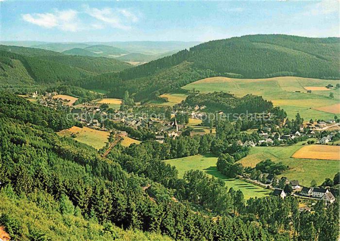 Wenholthausen Eslohe Sauerland NRW Panorama
