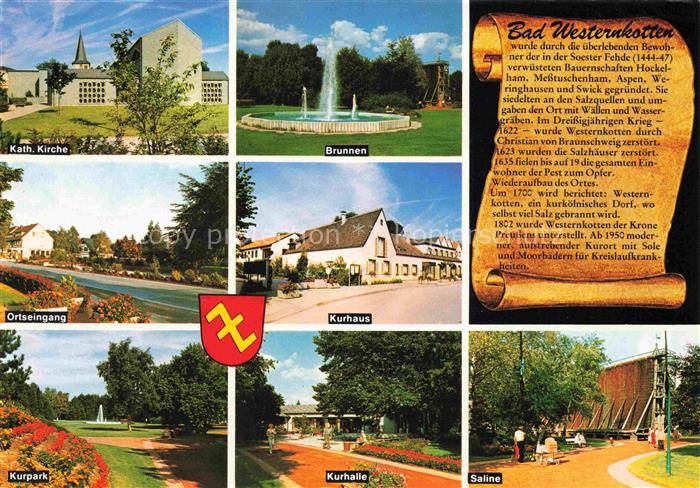 Bad Westernkotten Kath Kirche Brunnen Kurhaus Kurpark Kurhalle Saline