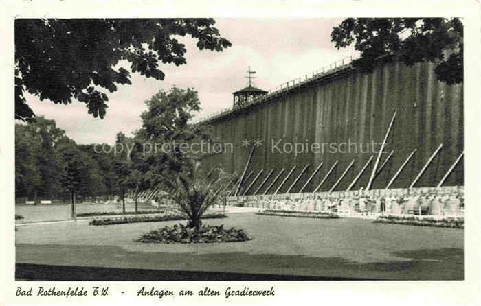 Bad Rothenfelde Osnabrueck Niedersachsen Anlagen am alten Gradierwerk