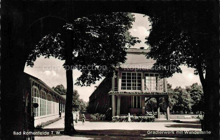 Bad Rothenfelde Osnabrueck Niedersachsen Gradierwerk mit Wandelhalle
