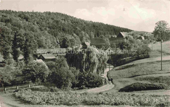Renthendorf Saale-Holzland-Kreis Thueringen Blick vom Baderberg