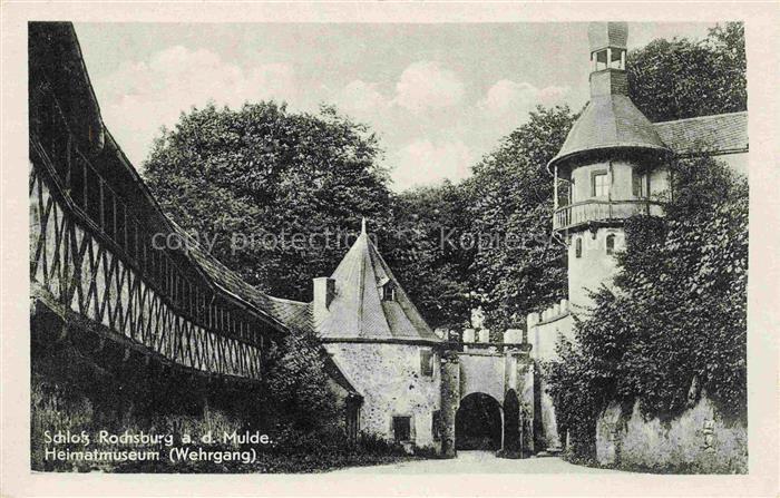 Rochsburg Mulde Lunzenau Sachsen Schloss Heimatmuseum Wehrgang