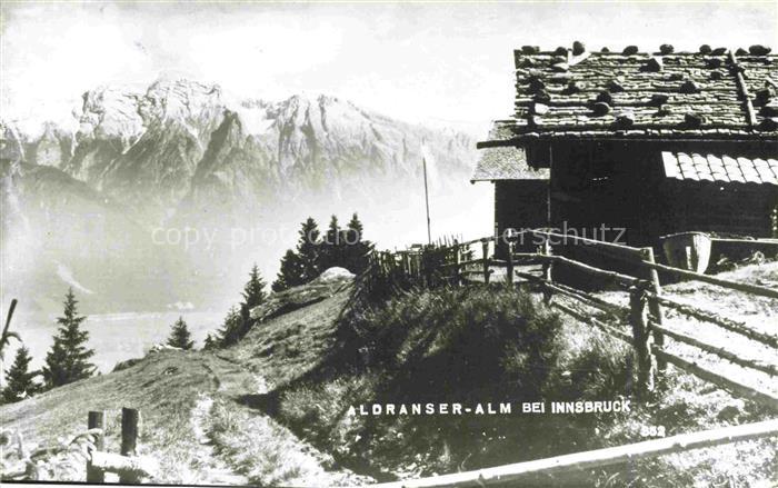 INNSBRUCK Tirol AT Aldranser Alm Karwendelgebirge