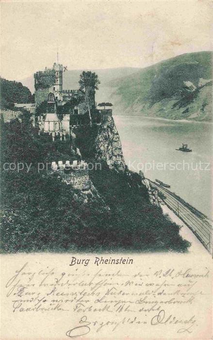 Trechtingshausen Mainz-Bingen Rheinland-Pfalz Burg Rheinstein