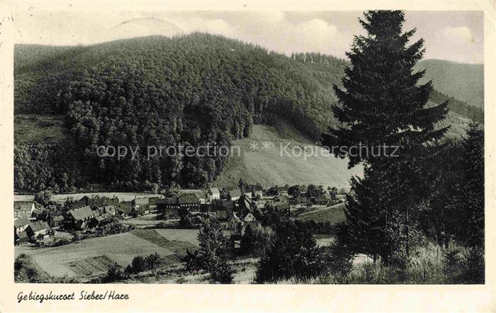 Sieber Herzberg am Harz Osterode Niedersachsen Panorama Gebirgskurort