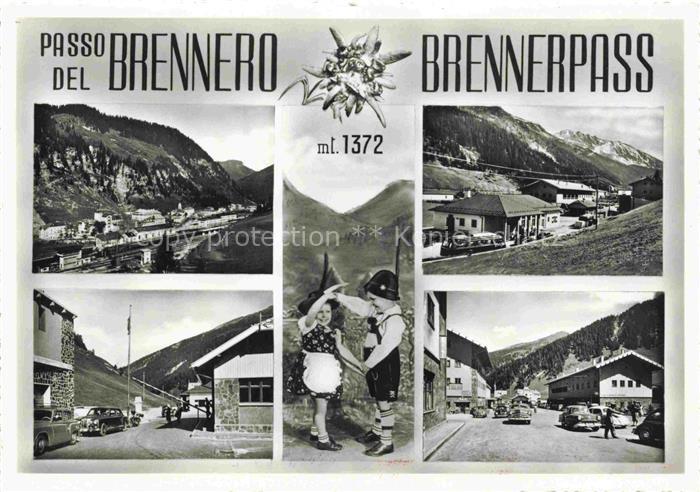 Brenner Brennero Suedtirol IT Panorama Brennerpass Trachten