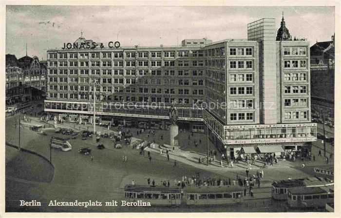 BERLIN  CITY Alexanderplatz mit Berolina