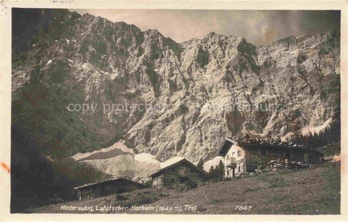 INNSBRUCK Tirol AT Lafatscher Hochalm Hinterautal Karwendelgebirge