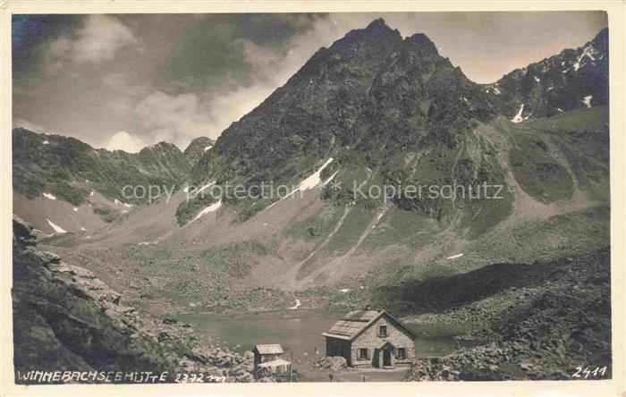 Gries Sellrain Innsbruck Tirol AT Winnebachseehuette Berghaus Alpen