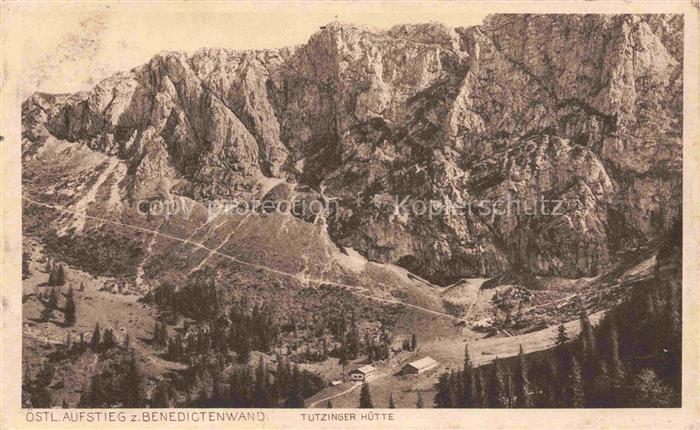 Benediktbeuern oestlicher Aufstieg zur Benediktenwand Tutzinger Huette