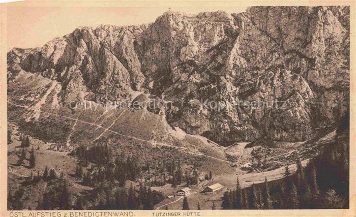 Benediktbeuern Panorama oestlicher Aufstieg zur Benediktenwand Tutzinger Huette