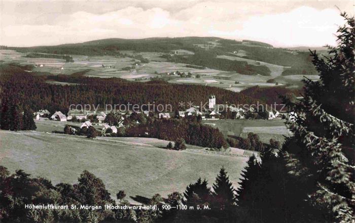 St Maergen Sankt Maergen Breisgau-Hochschwarzwald BW Panorama Hoehenluftkurort i