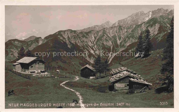 Zirl Oberinntal Innsbruck Tirol AT Neue Magdeburger Huette Martinsberg Blick geg
