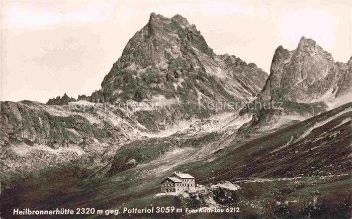 Gaschurn Vorarlberg Heilbronnerhuette gegen Patteriol Verwallgruppe