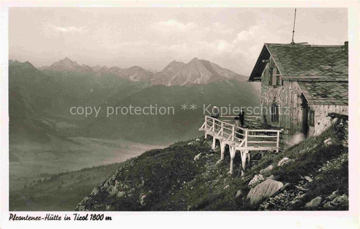Pfronten Ostallgaeu Bayern Pfrontener Huette Allgaeuer Alpen