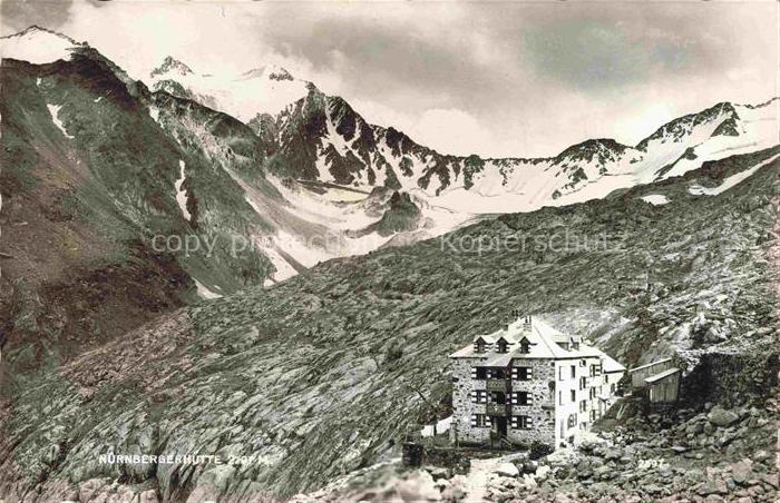 Neustift  Stubaital Tirol AT Nuernberger Huette Berghaus Stubaier Alpen