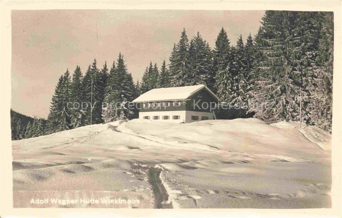 Winklmoos Winkelmoos Reit im Winkl Bayern Adolf Wagner Huette Winterlandschaft