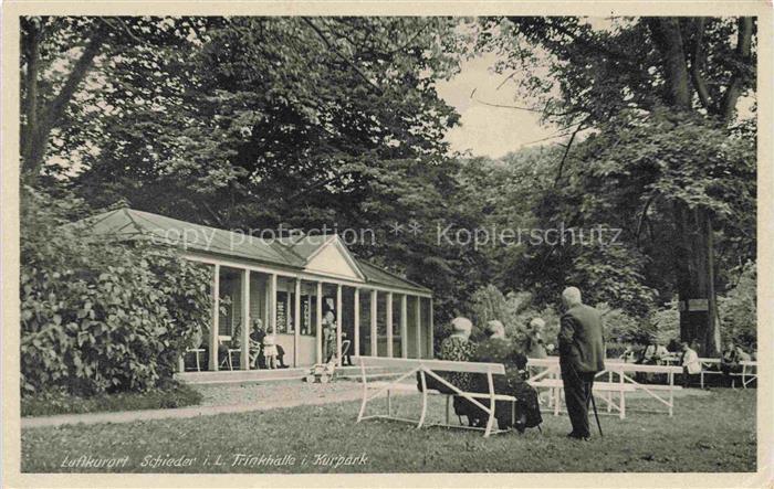 Schieder-Schwalenberg Lippe NRW Trinkhalle und Kurpark Luftkurort