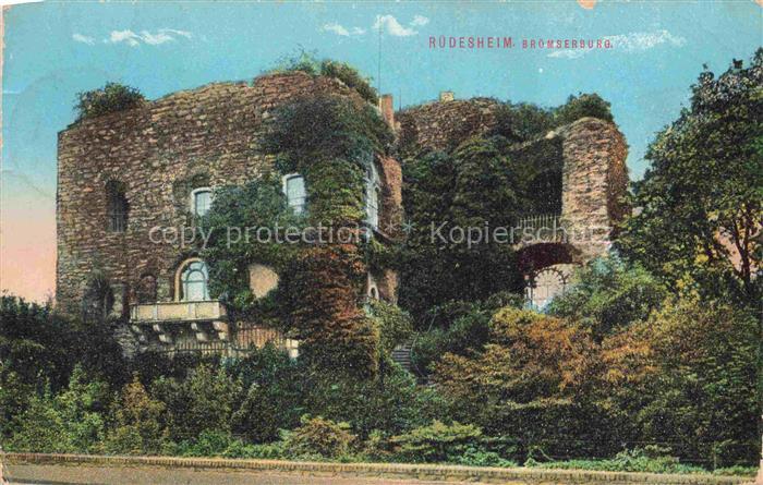 RueDESHEIM am Rhein Hessen Broemserburg