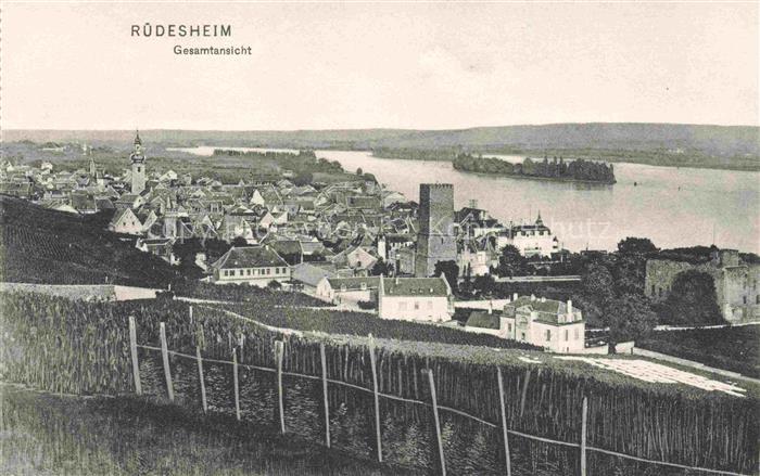 RueDESHEIM am Rhein Hessen Gesamtansicht