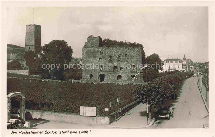 RueDESHEIM am Rhein Hessen Broemserburg und Rheinstrasse