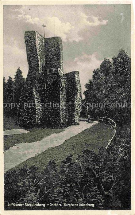 Stecklenberg Harz Sachsen-Anhalt Burgruine Lauenburg