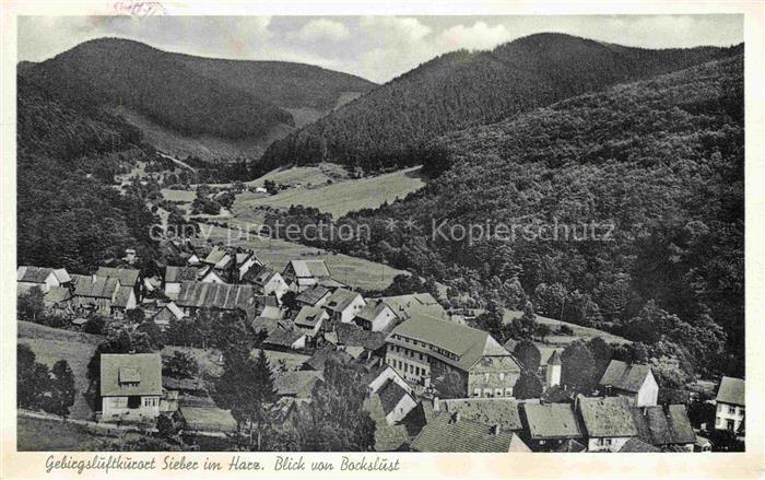 Sieber Herzberg am Harz Osterode Niedersachsen Panorama Gebirgsluftkurort Blick