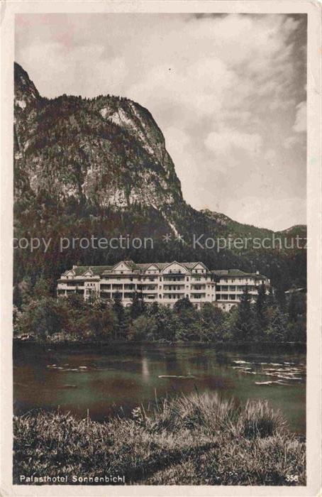 Sonnenbichl GARMISCH-PARTENKIRCHEN Bayern Palasthotel Uferpartie am Wasser