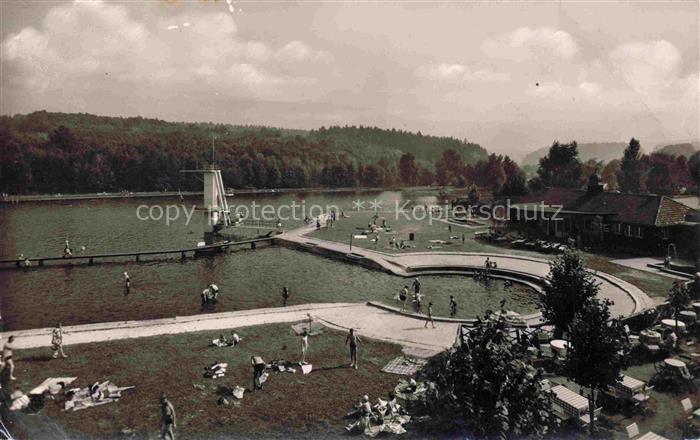 Kirchheim Euskirchen NRW Steinbachtalsperre Naturschwimmbad