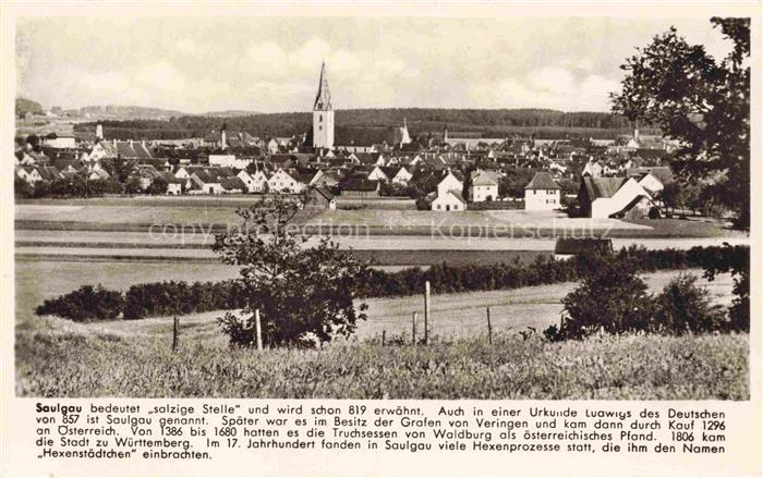 Saulgau Bad Sigmaringen BW Panorama Historie