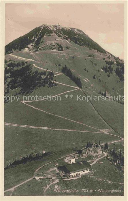 Rottach-Egern Tegernsee Bayern Panorama Wallberghaus Wallberggipfel