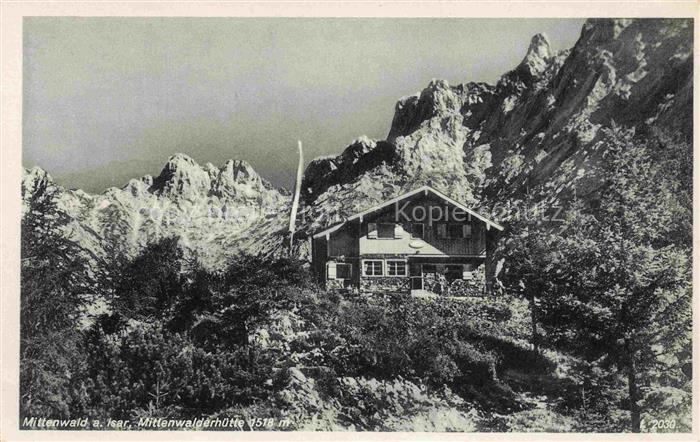 MITTENWALD Bayern Mittenwalderhuette Karwendelgebirge