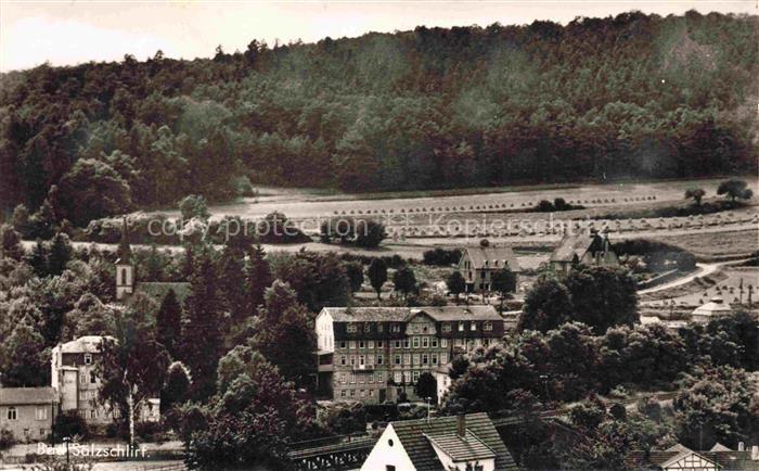 Illerhof Bad Salzschlirf Fulda Hessen Teilansicht mit ev. Kirche