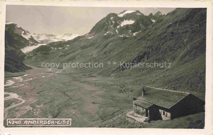 Ambergerhuette 2151m oetztal Tirol AT Panorama oetztaler Alpen