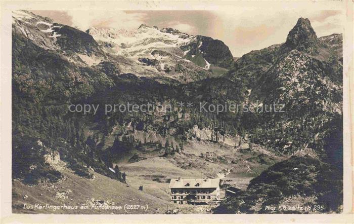 BERCHTESGADEN Bayern Kaerlingerhaus am Funtensee