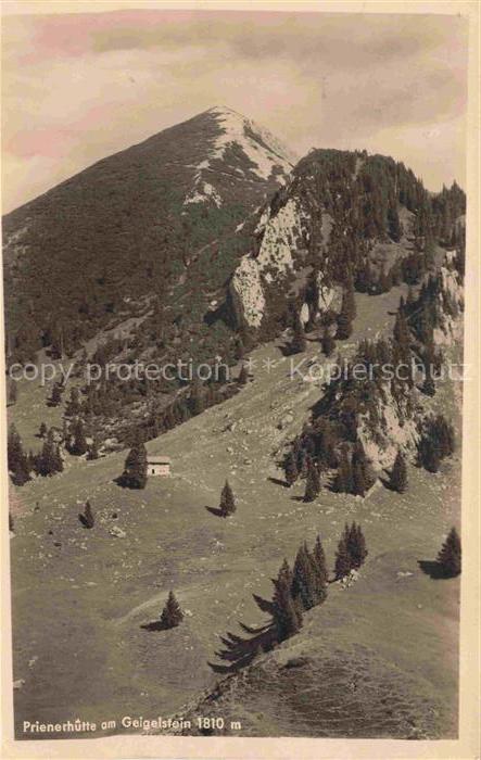 Aschau Chiemgau Bayern Prienerhuette am Geigelstein