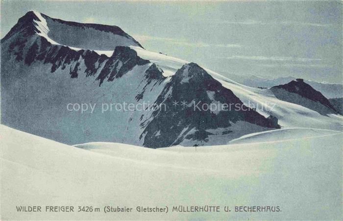 Neustift  Stubaital Tirol AT Gebirgspanorama Wilder Freiger Stubaier Gletscher M