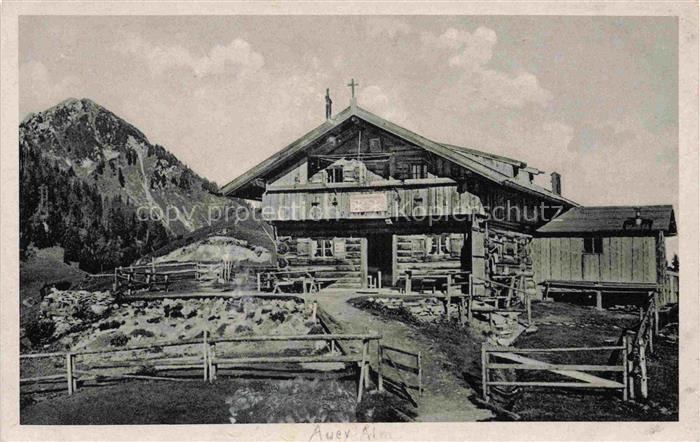 BAD WIEssEE Tegernsee Bayern Auer-Alm Blick gegen Fockenstein
