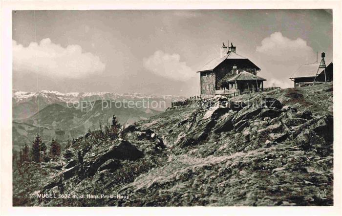 Niklasdorf Steiermark AT Hochalpe Mugel mit Hans Prosl-Haus Fernsicht Alpenpanor