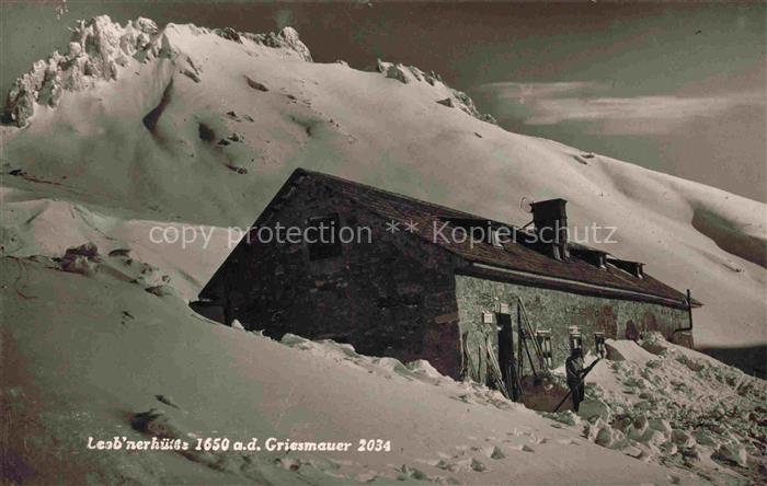 Prebichl Praebichl Eisenerz Steiermark AT Leobnerhuette an der Giresmauer im Win