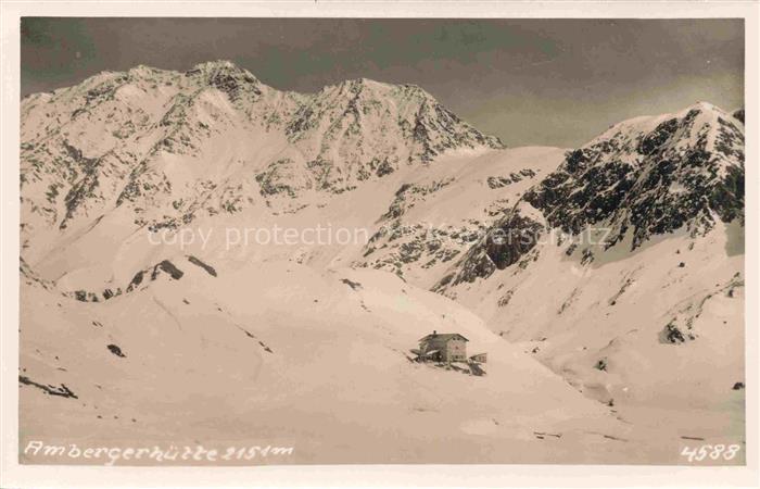 Laengenfeld Imst oetztal Tirol AT Winterpanorama Ambergerhuette oetztaler Alpen