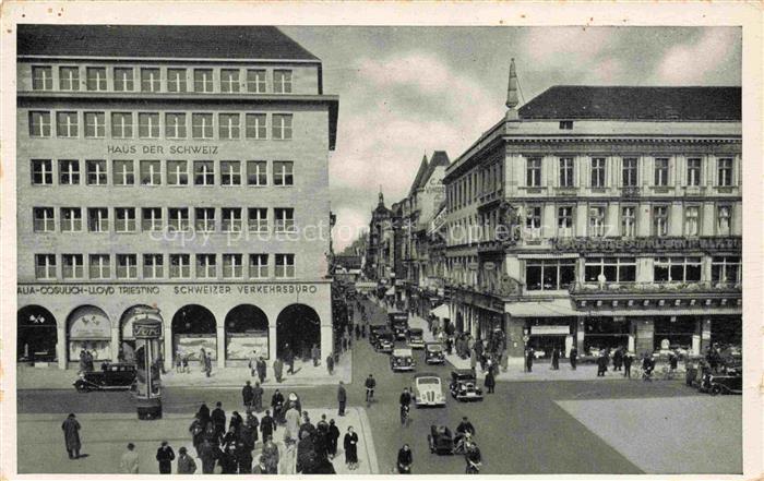 BERLIN  CITY Unter den Linden Friedrichstrasse Switzerland-House Maison de la Su