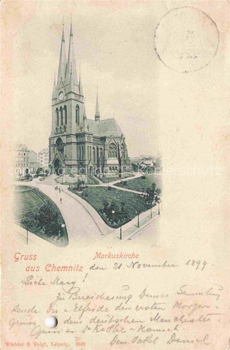 CHEMNITZ Sachsen Markuskirche