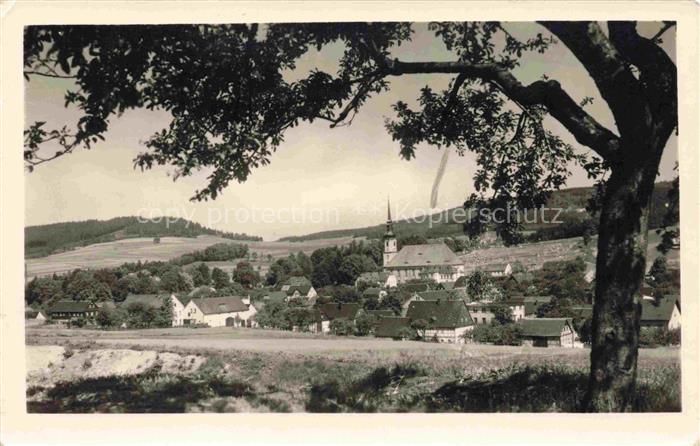 Cunewalde Bautzen Sachsen Ansicht vom Waldrand aus