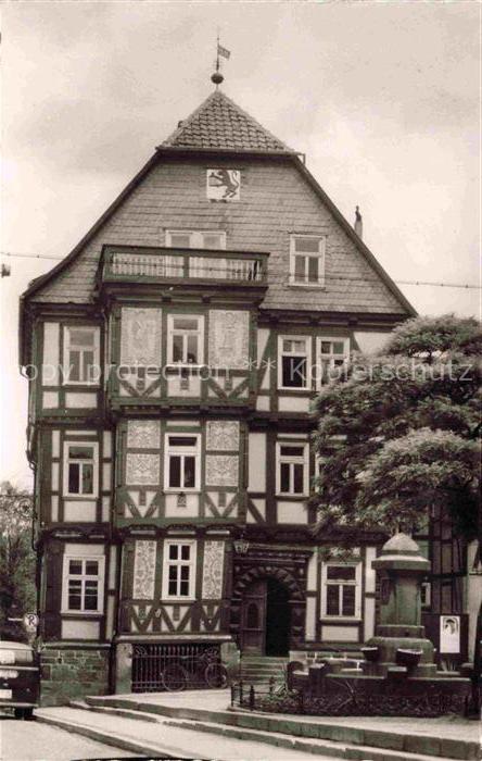 Hessisch-Lichtenau Hessen Rathaus 17. Jhdt. Fachwerkhaus