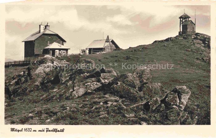 Niklasdorf Steiermark AT Berghaus Proslhaus auf dem Mugel Gleinalpe