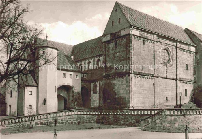 Wechselburg Sachsen Westansicht Stiftskirche