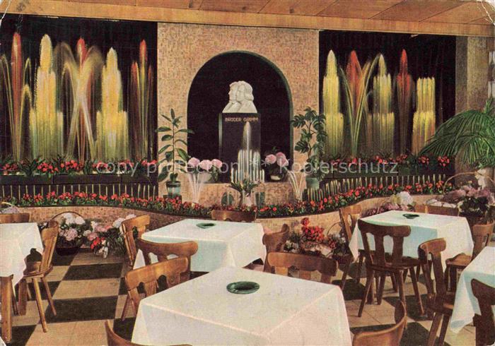 Altenberg Rheinland Odenthal NRW Terrassen-Waldrestaurant Die tanzenden Fontaene