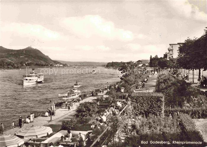 BAD GODESBERG Bonn Rheinpromenade