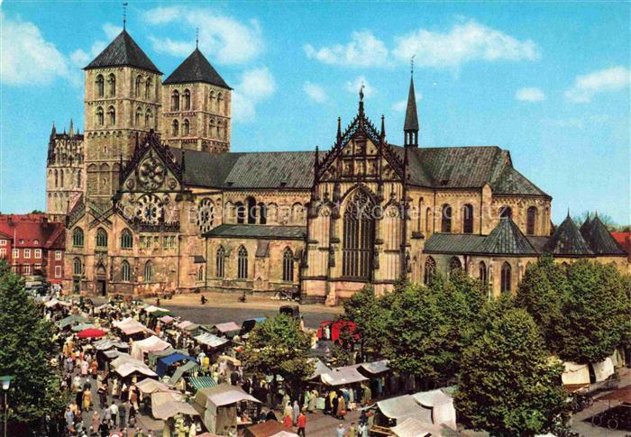 MueNSTER   Westfalen NRW St. Paulus Dom Markt